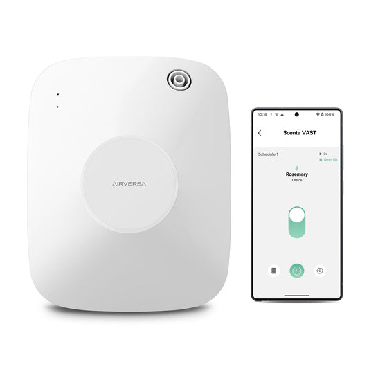 Airversa Smart Scent Air Machine white front view