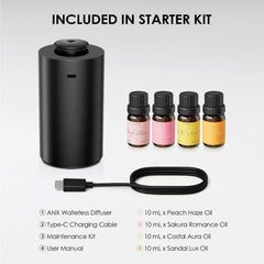 Peach Haze essential oil bottle included