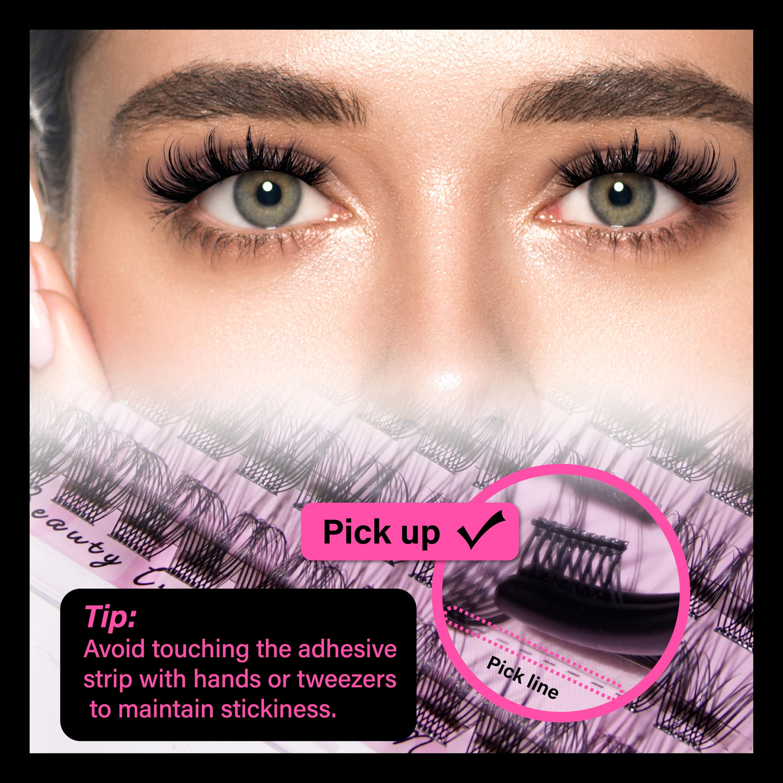 AJEAJE 10-13mm variety lengths allow natural to dramatic looks.
