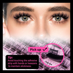 AJEAJE 10-13mm variety lengths allow natural to dramatic looks.