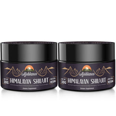 Ajoblanco 600mg Himalayan Shilajit Resin bottle close-up