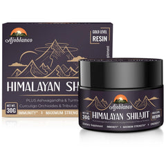 Pack of 2 Ajoblanco Shilajit Resin with measuring sticks