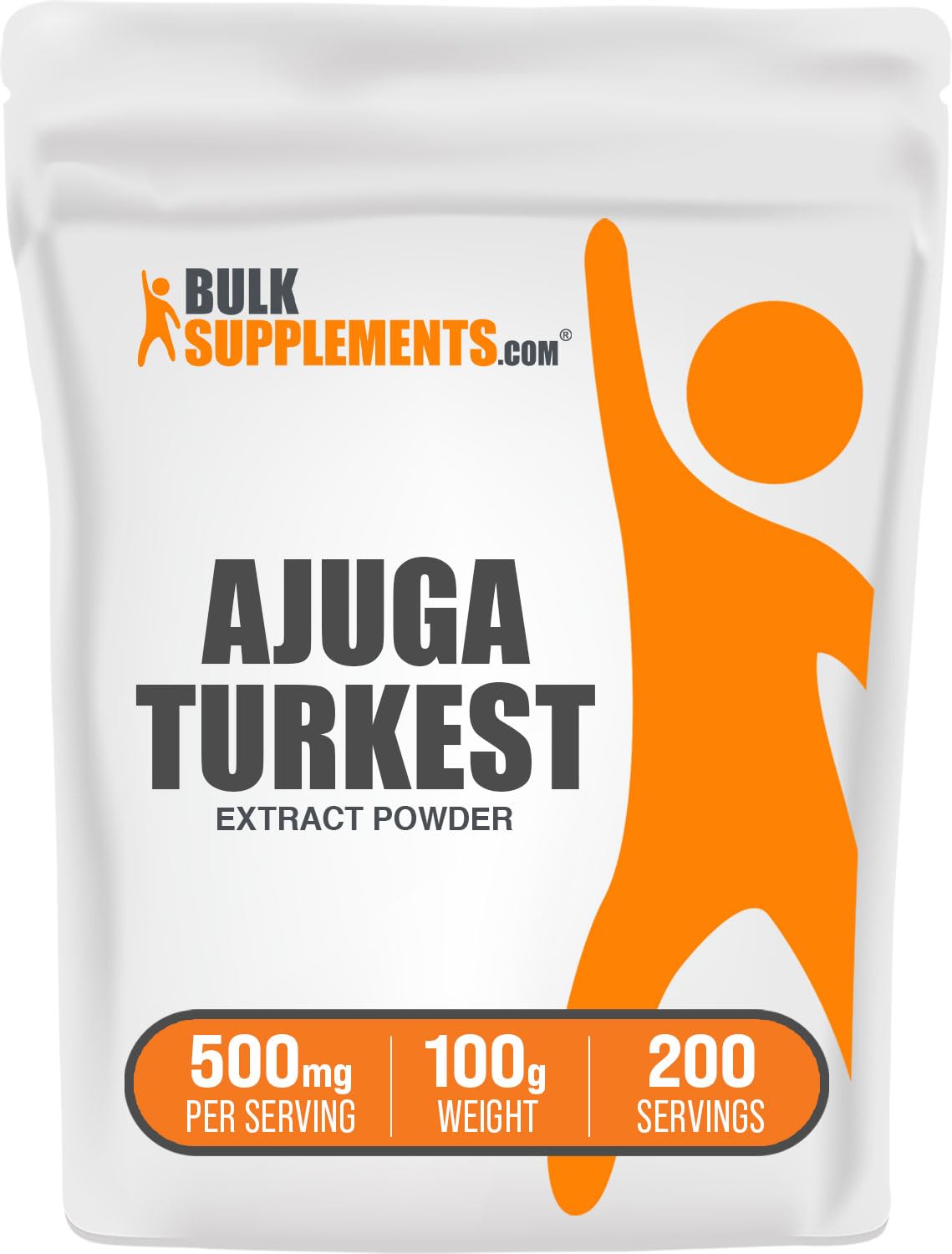 Ajuga Turkest Extract Powder bottle, 100g, 500mg per serving