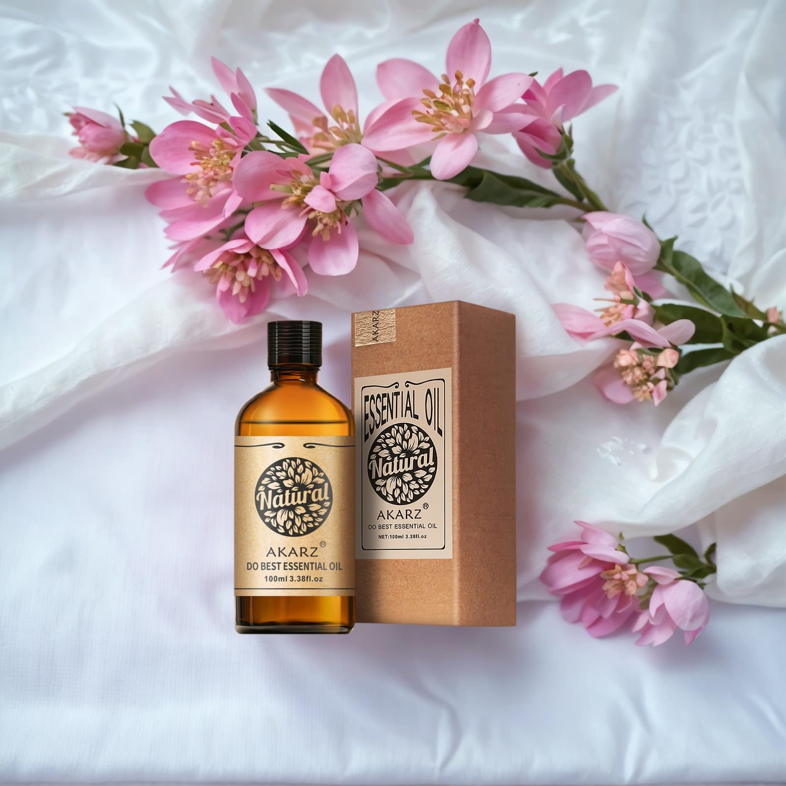 Perilla oil blended into jade roller serum for skincare