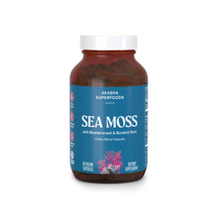 Akasha Sea Moss Capsules bottle front