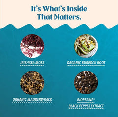 Label highlighting gluten-free and vegan formula