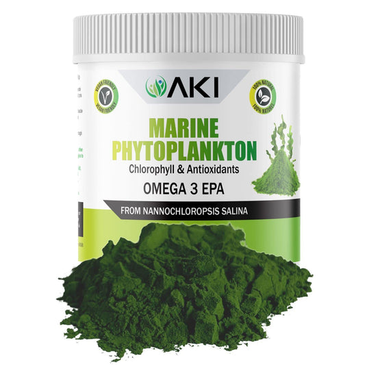 AKI Marine Phytoplankton Powder bottle and scoop (2oz/57g)
