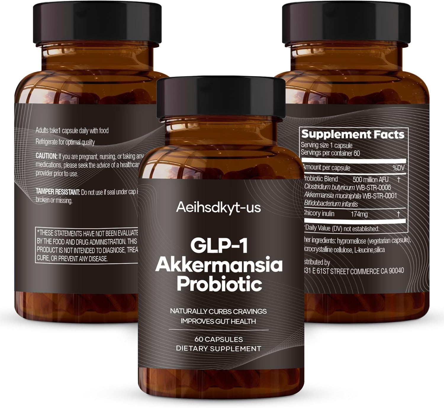 Illustration of Akkermansia muciniphila probiotic strain