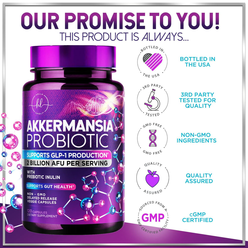 Ingredients showing Akkermansia muciniphila and inulin fiber