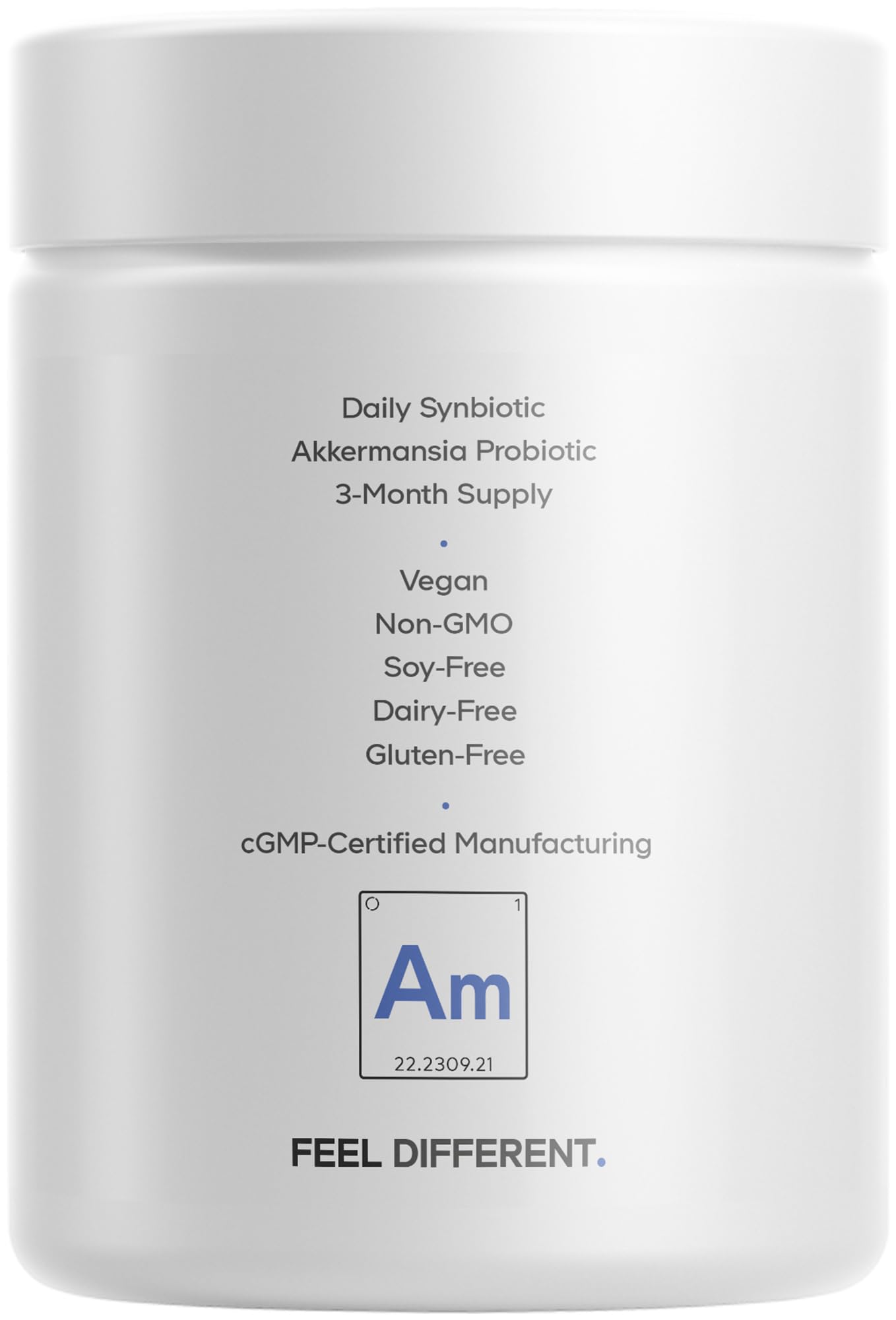 Daily capsule serving for Akkermansia probiotic supplement