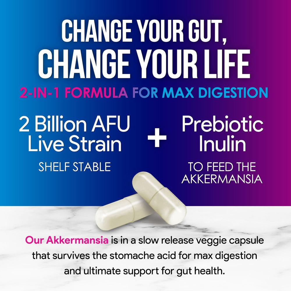 Label showing 2 Billion AFU GLP-1 probiotic