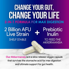 Label showing 2 Billion AFU GLP-1 probiotic