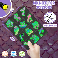 AKRMABEUP mermaid kit offers a complete fantasy experience for kids