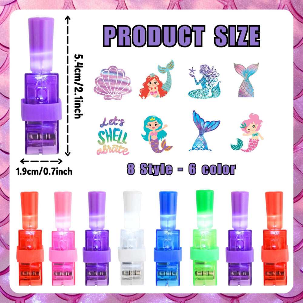 AKRMABEUP mermaid party supplies all-in-one kit sparks color and imagination