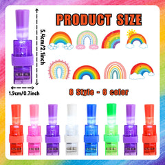 AKRMABEUP rainbow party favors ideal for goodie bags and classroom rewards