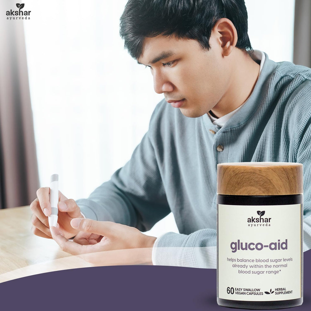 Lifestyle image suggesting healthy glucose balance with Gluco Support