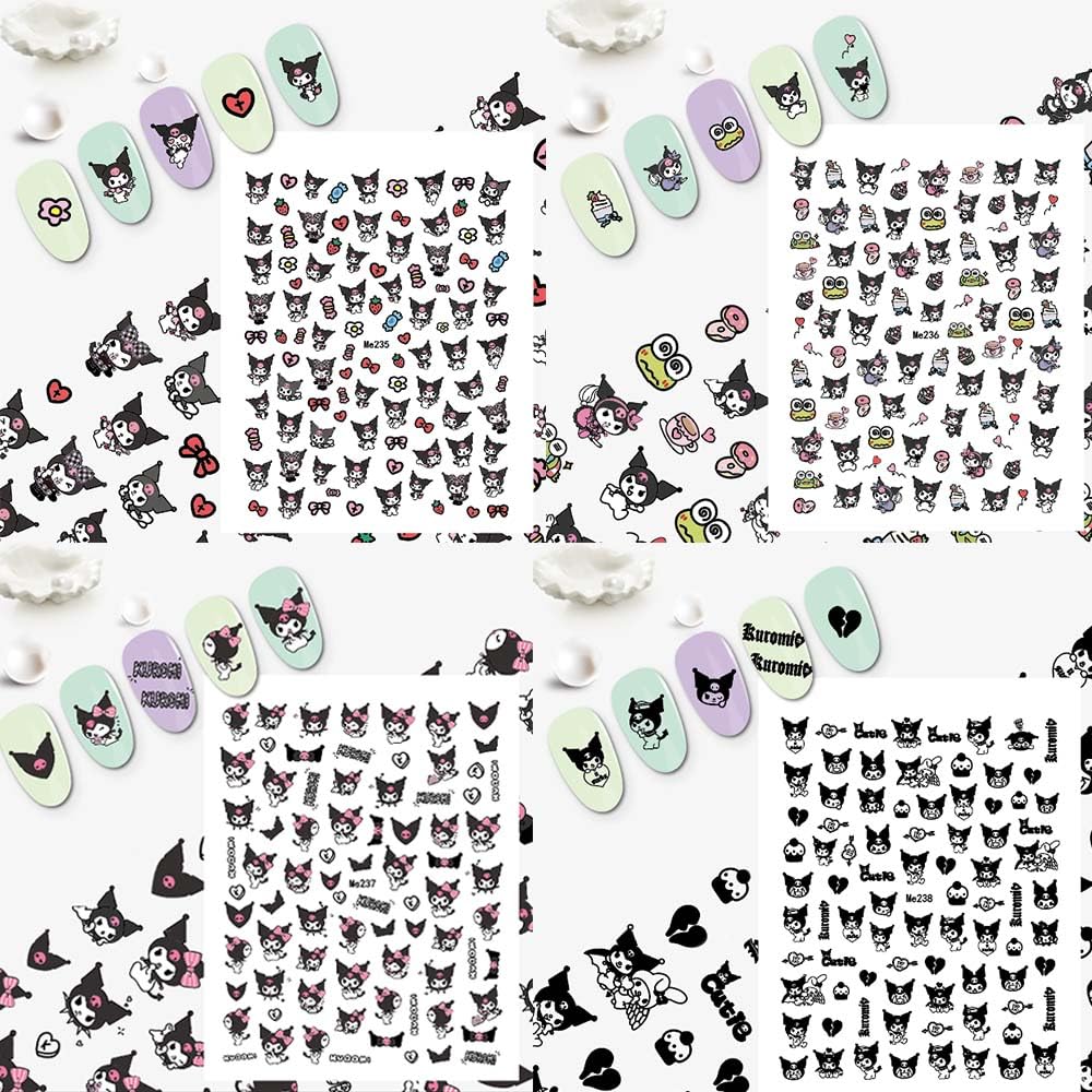 Akutoer multipurpose nail stickers easy to apply and long lasting.