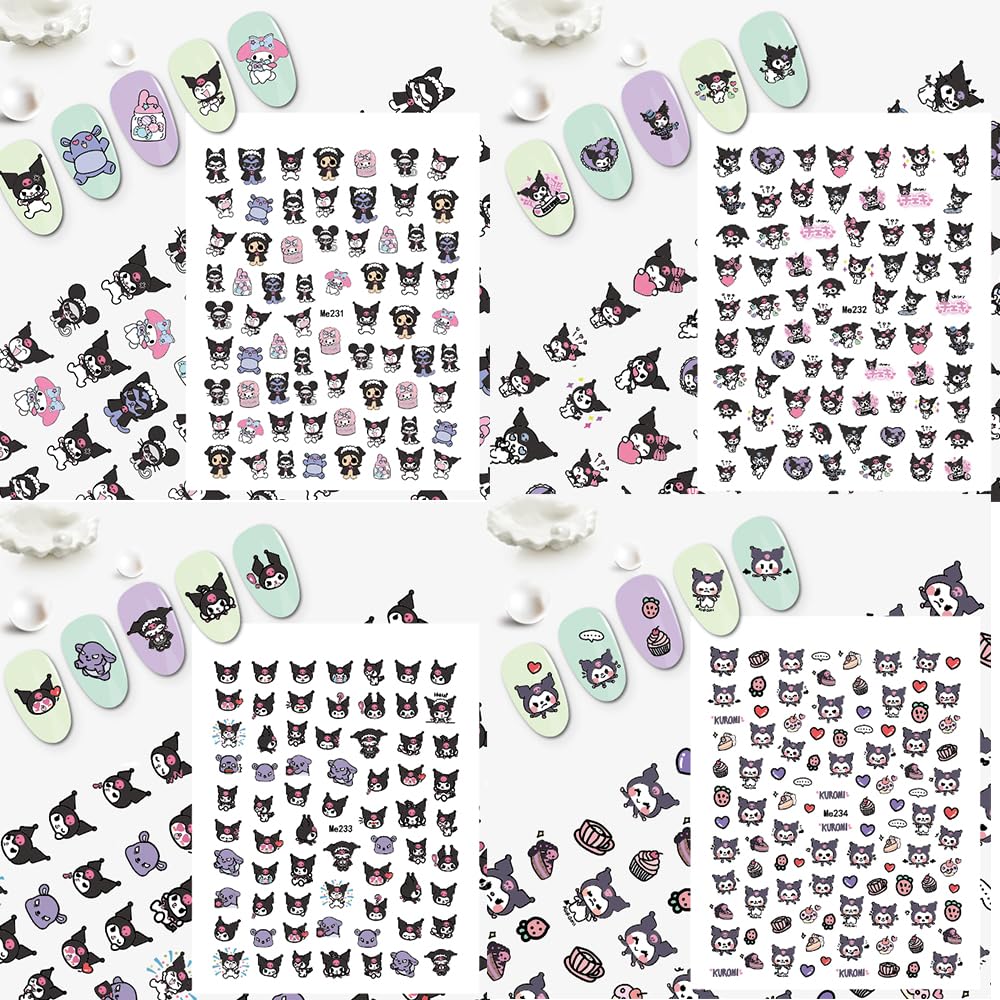 Akutoer kids and adults nail art stickers for versatile use.