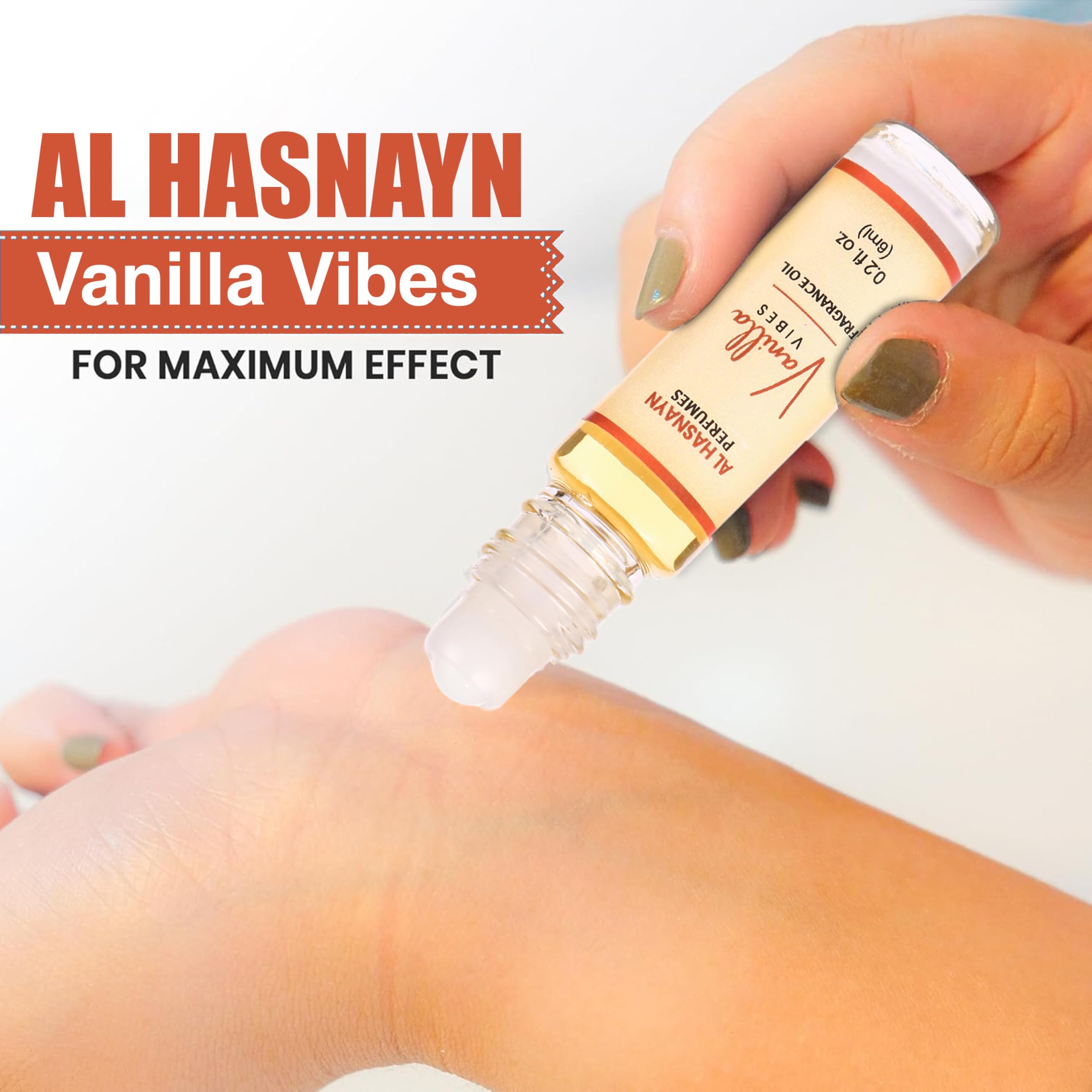 6ML rollerball perfume bottle with cap