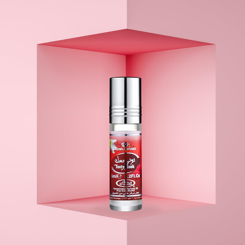 Tooty Musk 6ml bottle with minimalist packaging