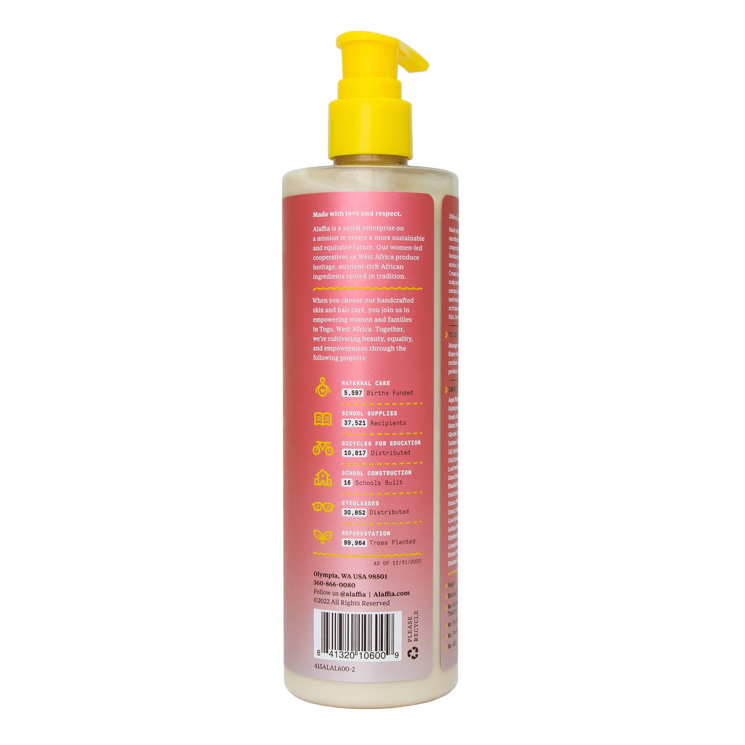 Shaving light on shea butter ingredient and fair-trade packaging