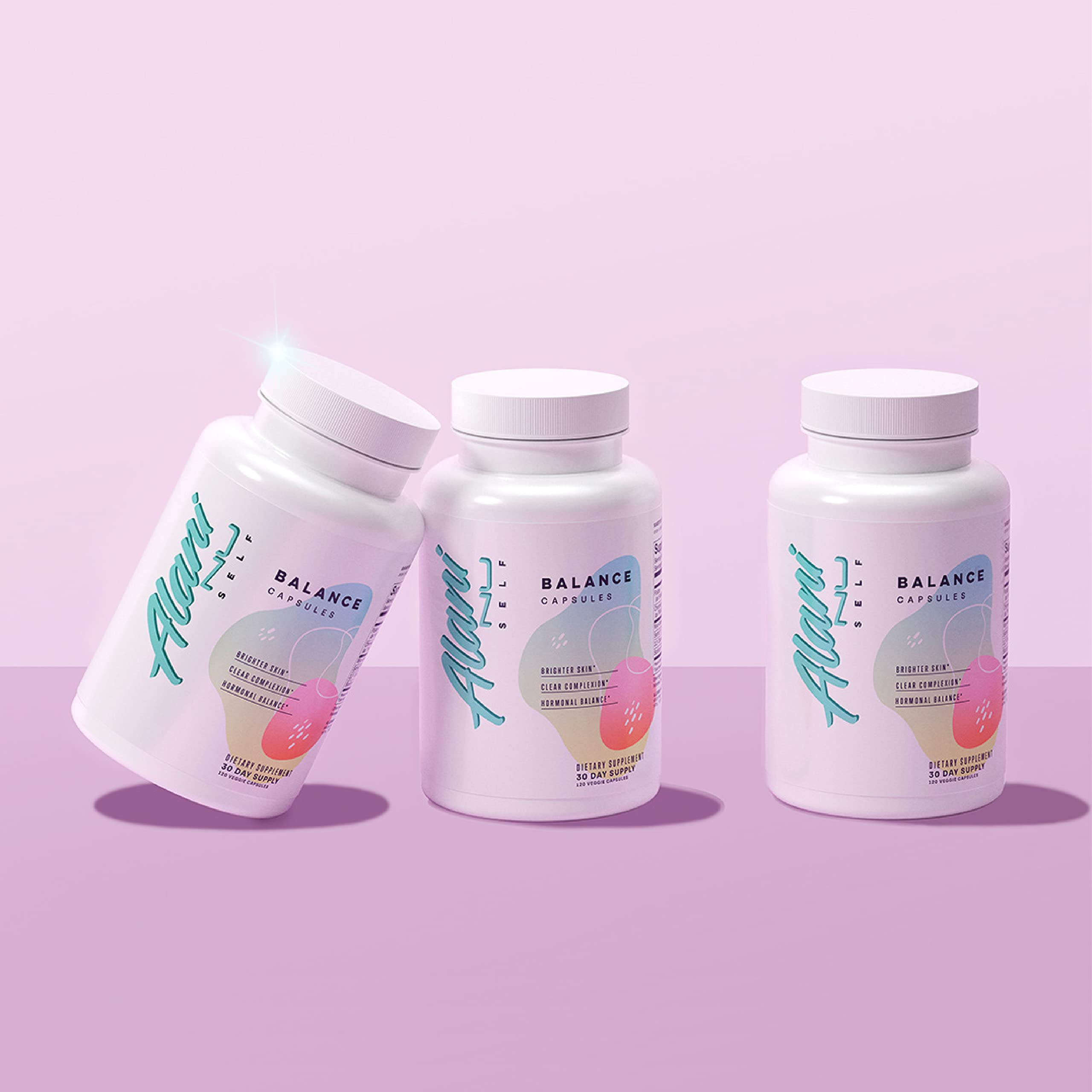 Product shot showing the bottle and outer packaging