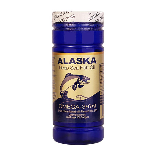 Alaska Deep Sea Fish Oil 1000 mg softgels bottle - NCB