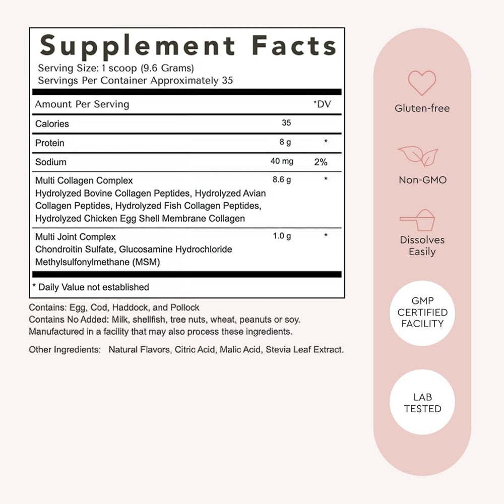 Collagen powder dissolving easily in liquid