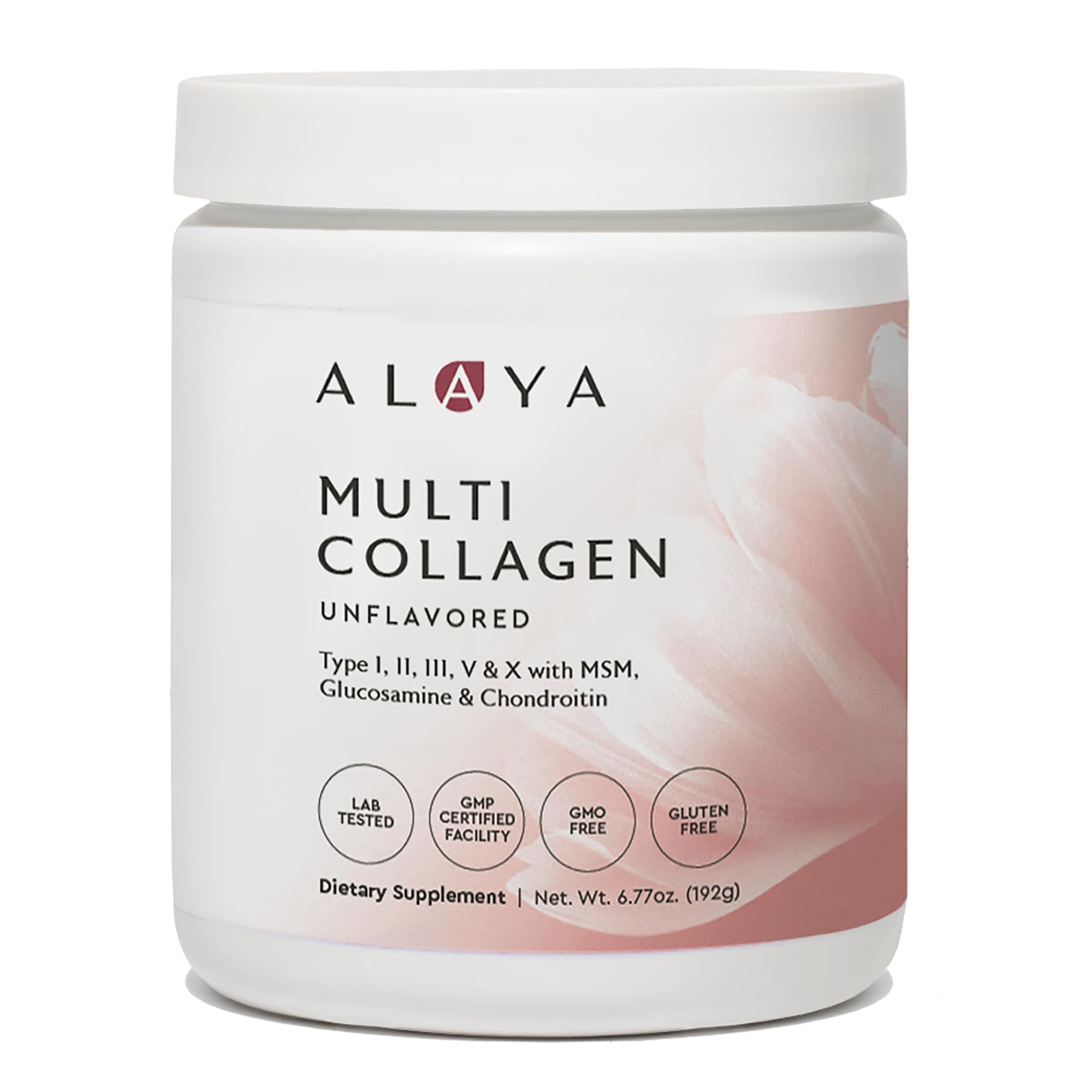 Alaya Multi Collagen Powder bottle – front view