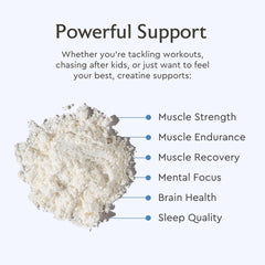 Glass of water with dissolved creatine powder