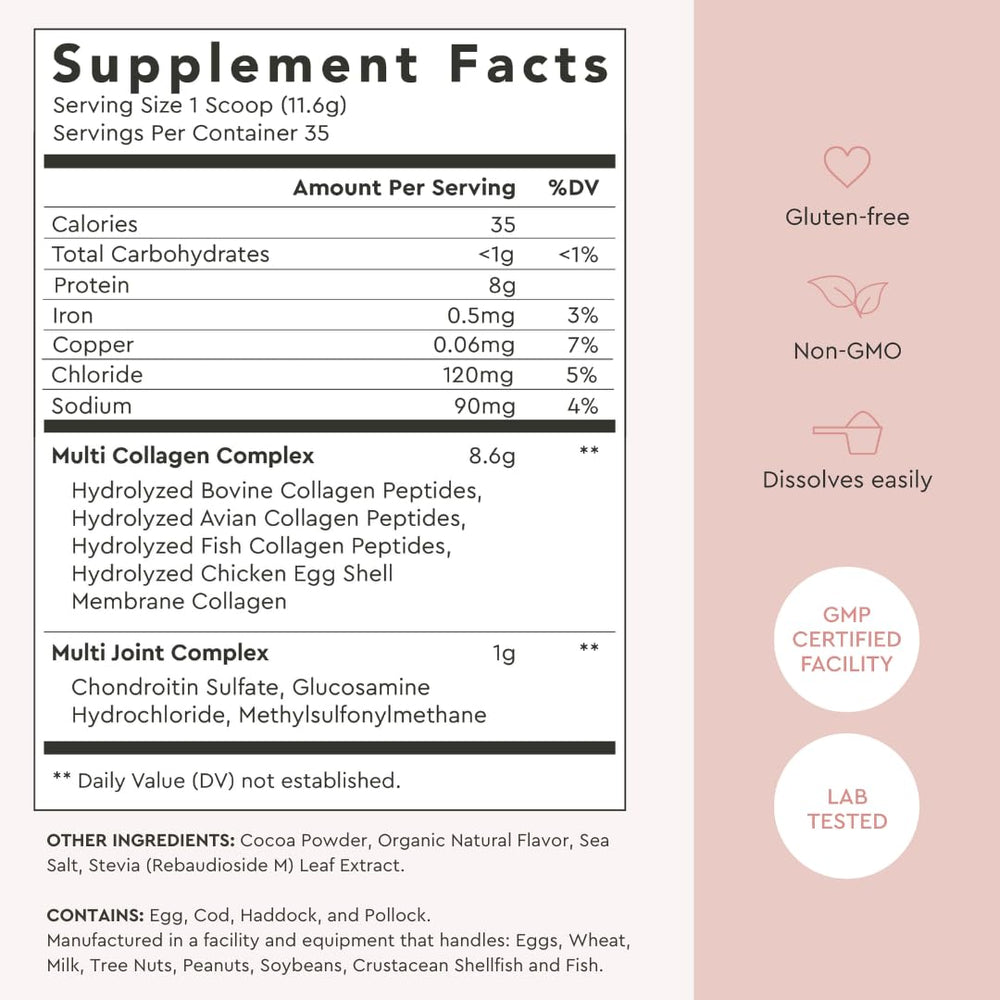 Alaya Naturals collagen powder dissolves easily in water for quick beverage mixing.