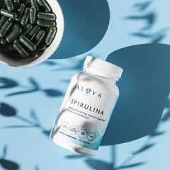 Non-GMO vegan and gluten-free spirulina capsules