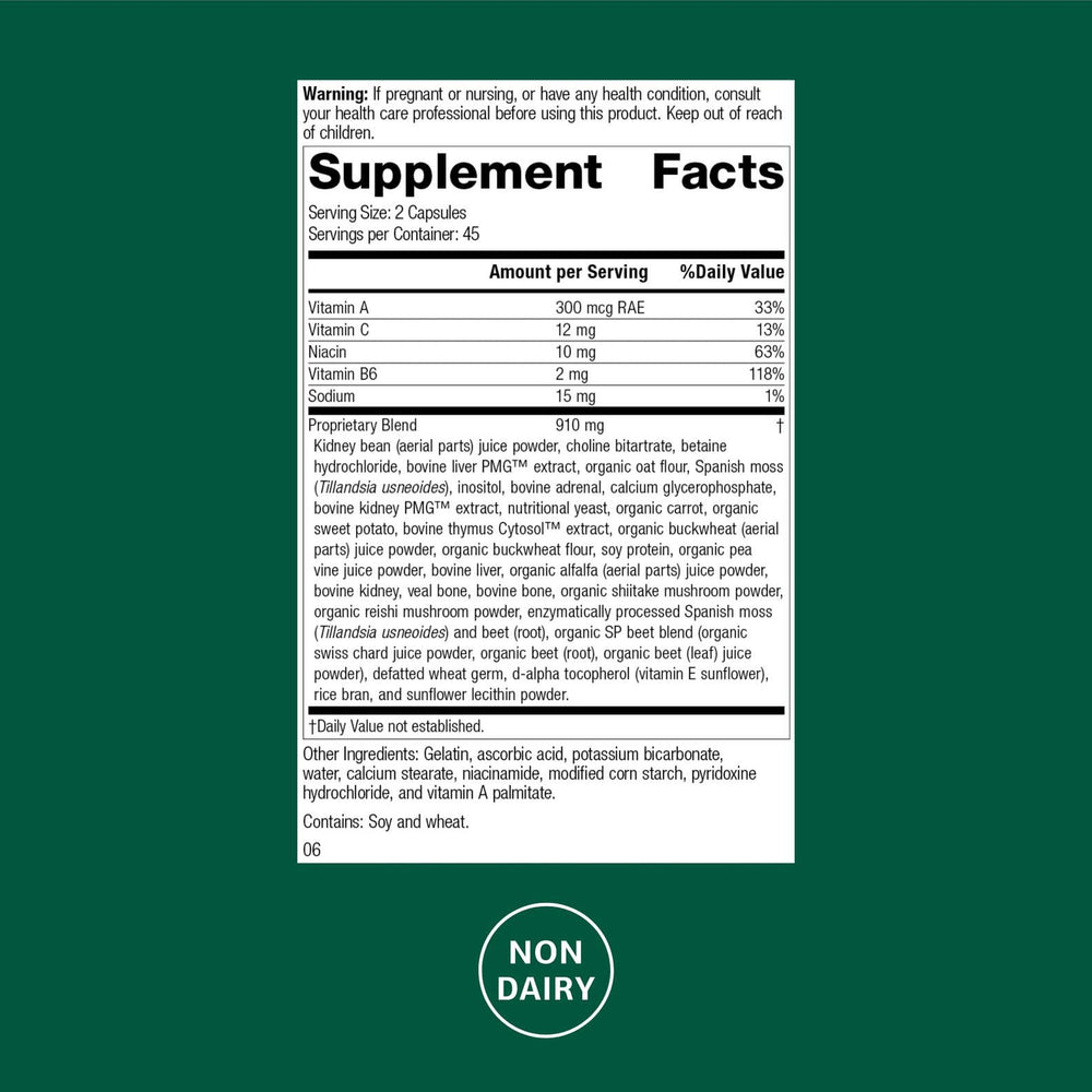 Albaplex image showing vitamins A, B6 and C antioxidant activity