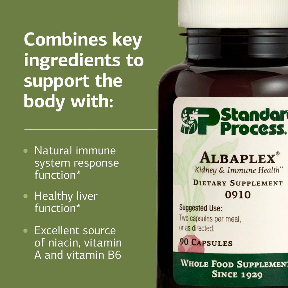 Albaplex non-dairy vitamin supplement label
