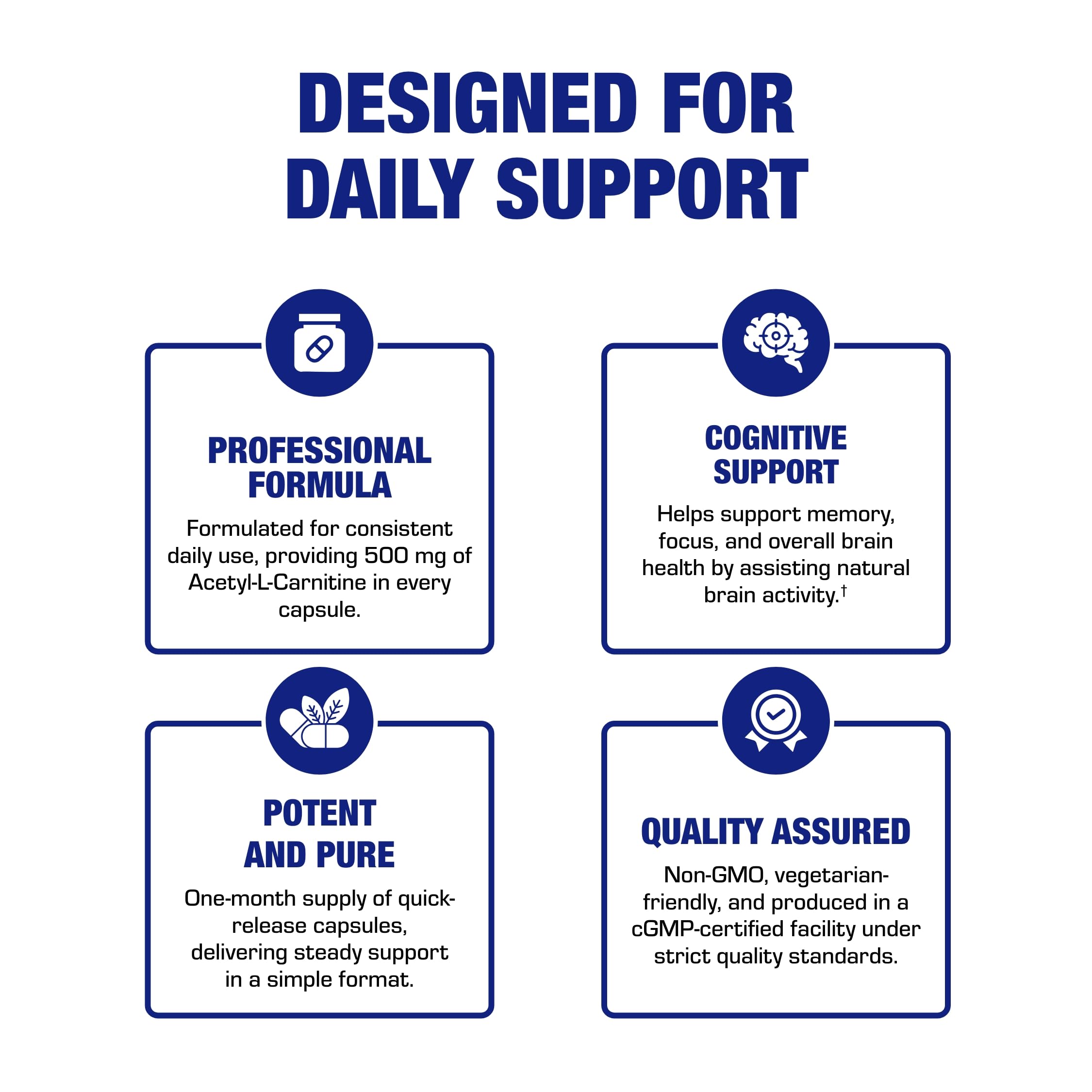 Professional formula label and ingredients
