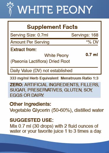 Amber glycerite tincture bottle showing alcohol-free formula