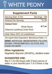Amber glycerite tincture bottle showing alcohol-free formula