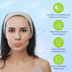 Alcohol-free and fluoride-free mouthwash packets