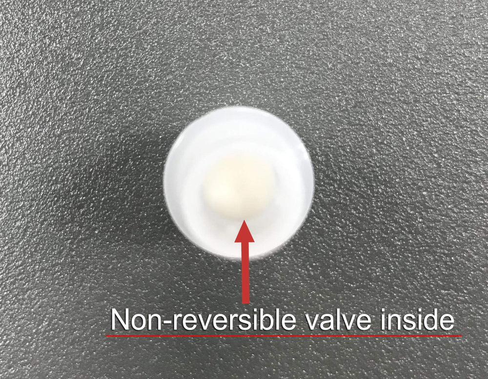 Individually wrapped mouthpiece close-up