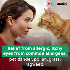 Pataday-daily-use-one-drop label demonstrates simple routine.