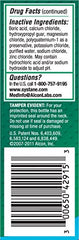 Pharmacist-recommended Alcon Systane badge highlighting trusted dry-eye relief.