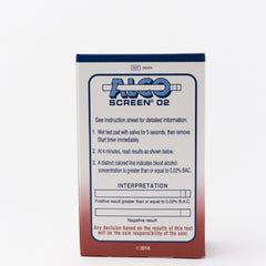 Self-collection: saliva applied to test pad