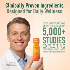Ginger extract highlights flavor and natural antioxidant notes.