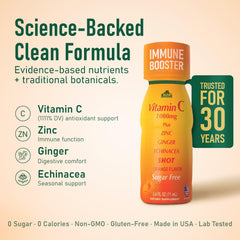 ALFA VITAMINS Vitamin C Shot bottle pour demonstrates convenient on-the-go dosage