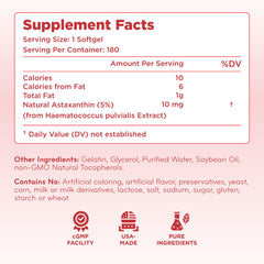 6-month supply of rapid-release astaxanthin
