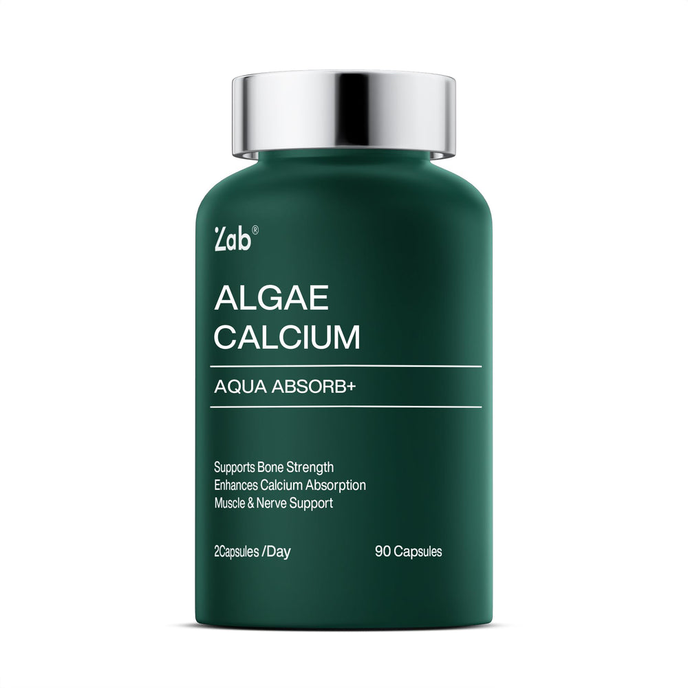 Hero image of Algae calcium supplement with Vitamin D3 and K2 MK-7, 90 capsules