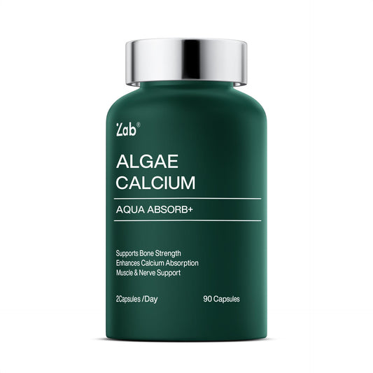 Hero image of Algae calcium supplement with Vitamin D3 and K2 MK-7, 90 capsules