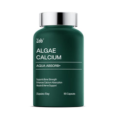 Hero image of Algae calcium supplement with Vitamin D3 and K2 MK-7, 90 capsules
