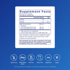 Algae-derived omega-3 illustration