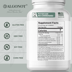 Algonot CystoProtek capsules closeup for convenient bladder care.